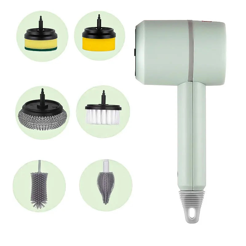 Automatic Handheld  Rechargeable Electric Cleaning Brush Dishwashing, Bottle brush and Bathroom