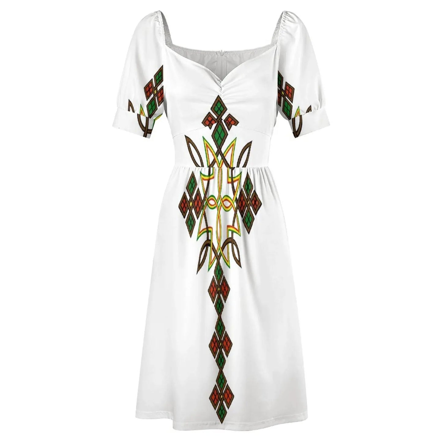 Ethiopian cross Sleeveless purple fairy dress