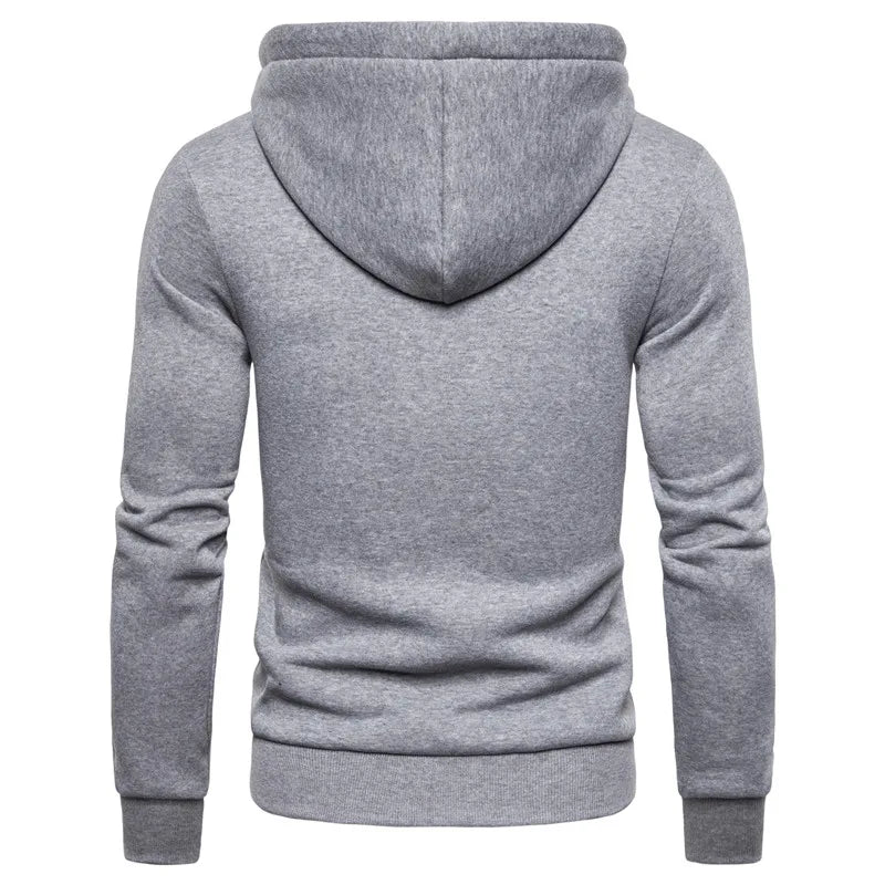 New Autumn Winter Cotton Hoodied Men's Sweatshirts Fleece Thick  Sportswear wear