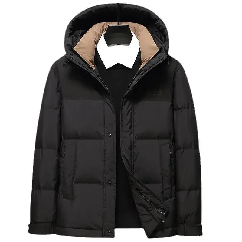 Autumn and Winter New Youth Fashion and Leisure Trend Versatile Standing Collar Down Jacket