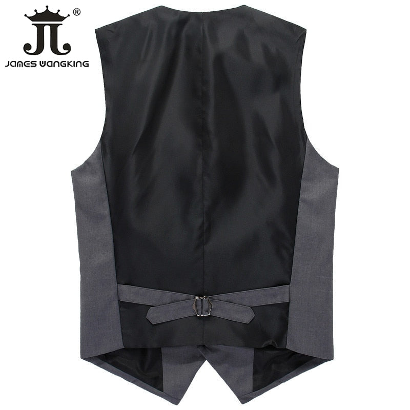 High-quality  Cotton Men's Fashion Design Suit High-end Men's Business Casual Suit Vest