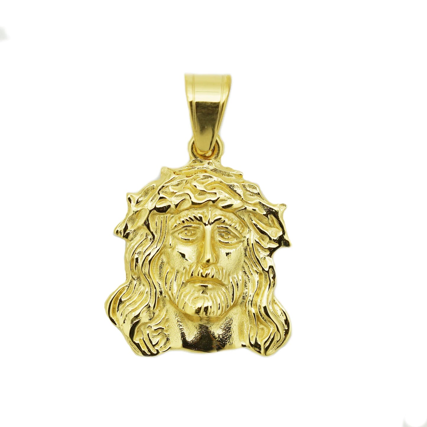 Gold color stainless steel Charm Pendant Necklace For Women  and Men