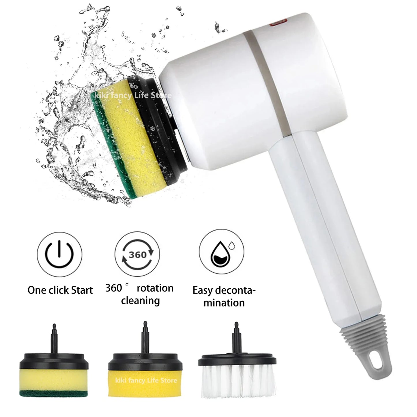 Wireless Electric Cleaning Brush Dish-washing, Sink Cleaning Household Tool