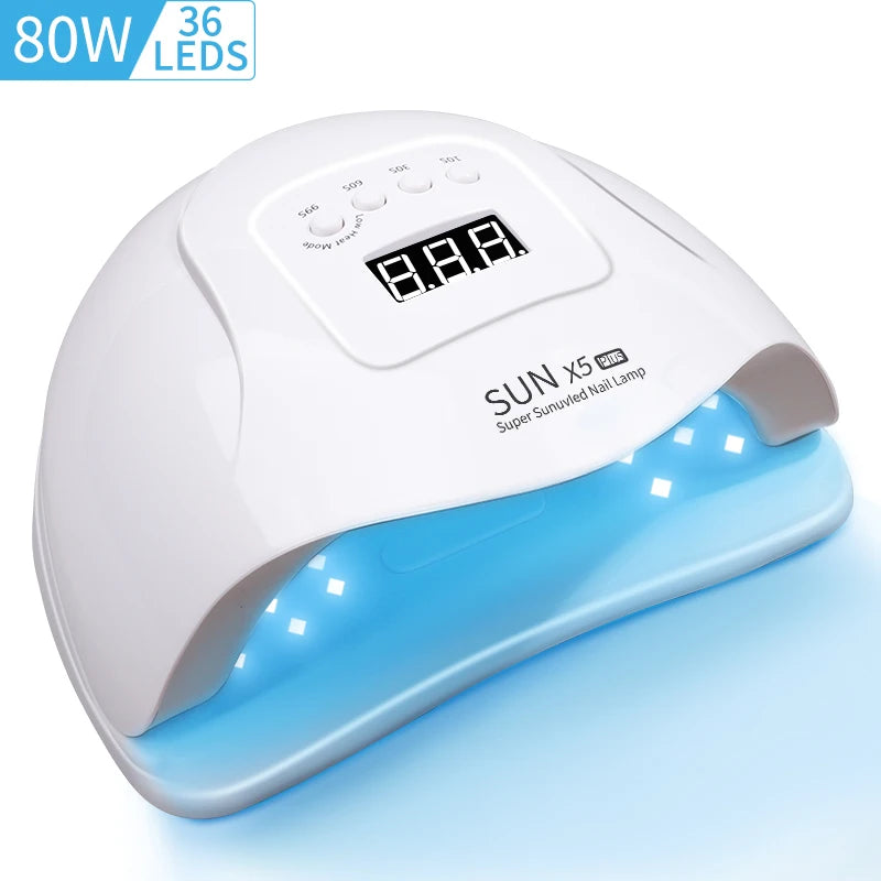 Professional UV Nail Dryer Lamp for Gel Polish with 36 LEDs