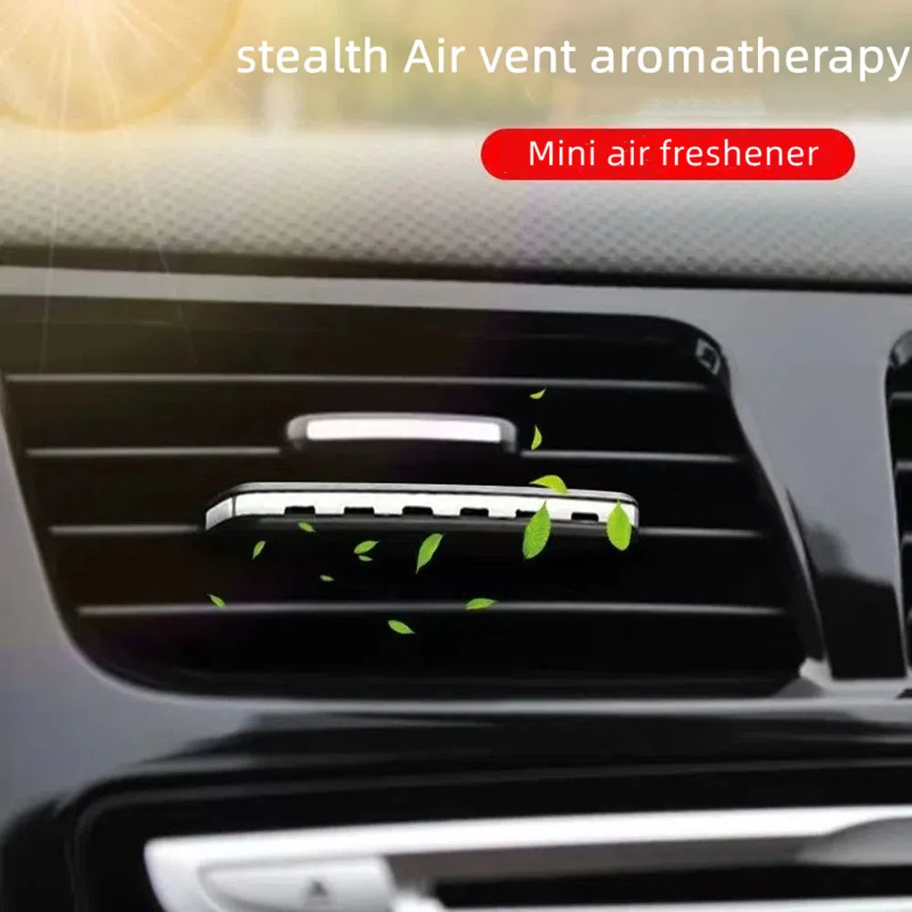 Car Vent Air Freshener Invisible Solid Aromatherapy Air Conditioning Outlet Perfume Modeling Chip Supplement Bar Accessories