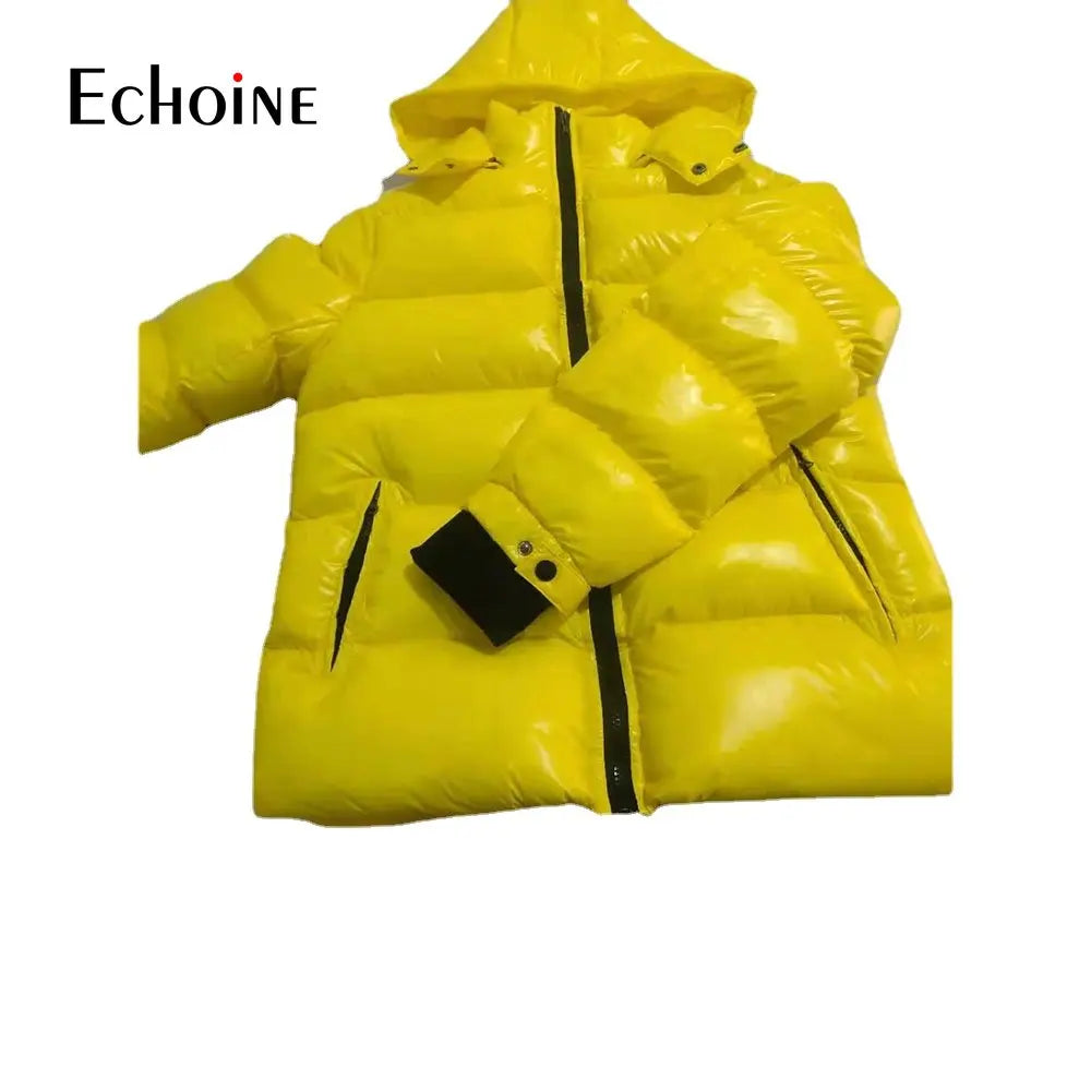 Winter Thickening Down Jacket – Bright Puffer Parka for Men and Women