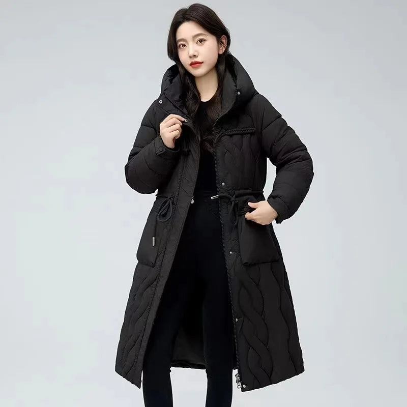 Women’s Puffer Jacket Hooded Cotton-Padded Parka