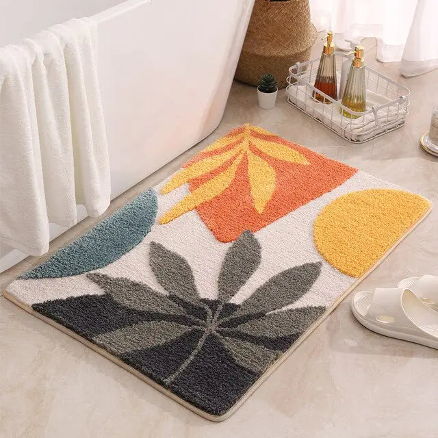 Plush Flocking Rug