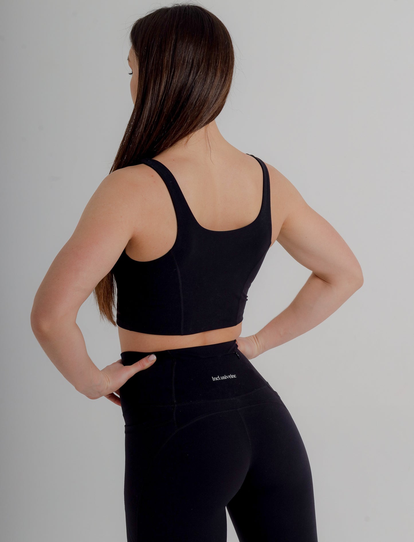 Active Black Leggings with Pockets