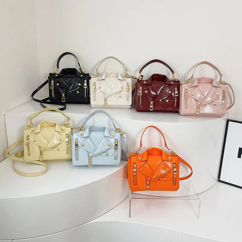 Fashionable Rivet Personality Ladies Shoulder Bag Square PU Leather Crossbody Bag Versatile Women's Handbag Stylish Accessory