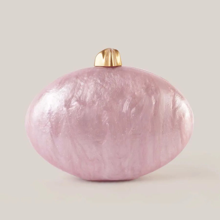 Acrylic Evening Bag Handheld Wedding Women's Shoulder Crossbody Fashionable Ladies Elliptical Acrylic Tote Bag