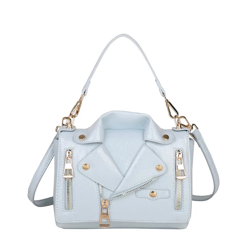 Fashionable Rivet Personality Ladies Shoulder Bag Square PU Leather Crossbody Bag Versatile Women's Handbag Stylish Accessory