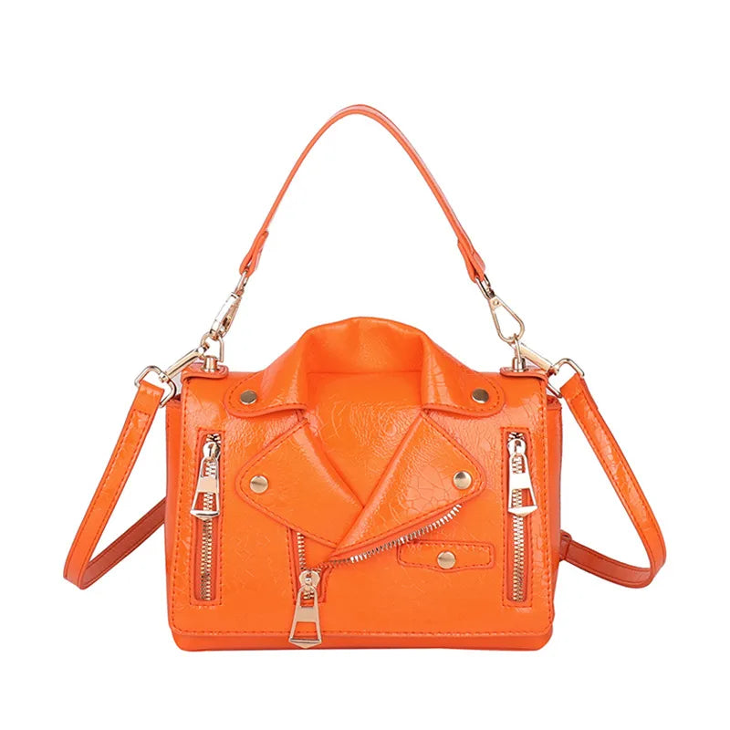 Fashionable Rivet Personality Ladies Shoulder Bag Square PU Leather Crossbody Bag Versatile Women's Handbag Stylish Accessory