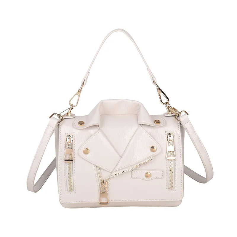 Fashionable Rivet Personality Ladies Shoulder Bag Square PU Leather Crossbody Bag Versatile Women's Handbag Stylish Accessory