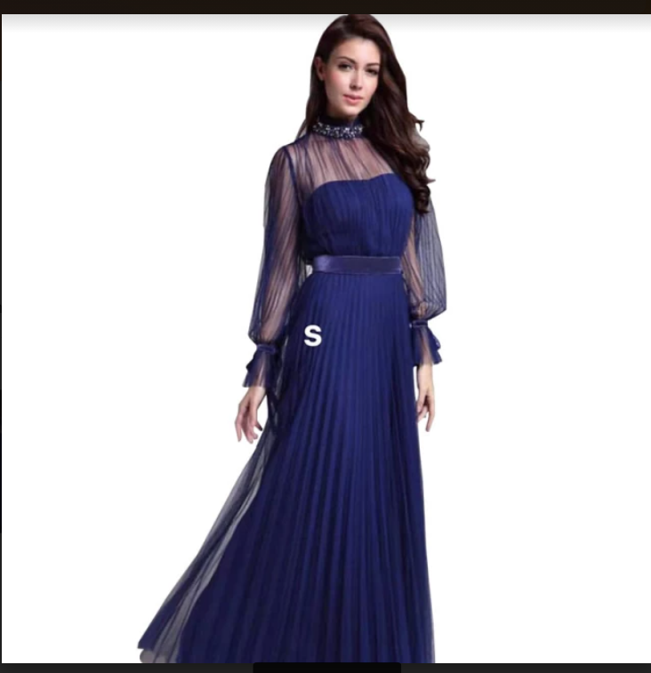 Elegant Long Women's Dress.