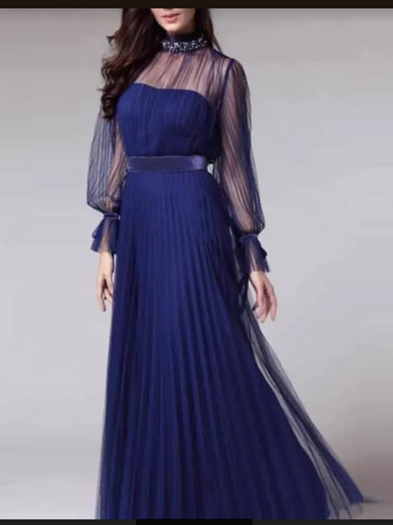 Elegant Long Women's Dress.