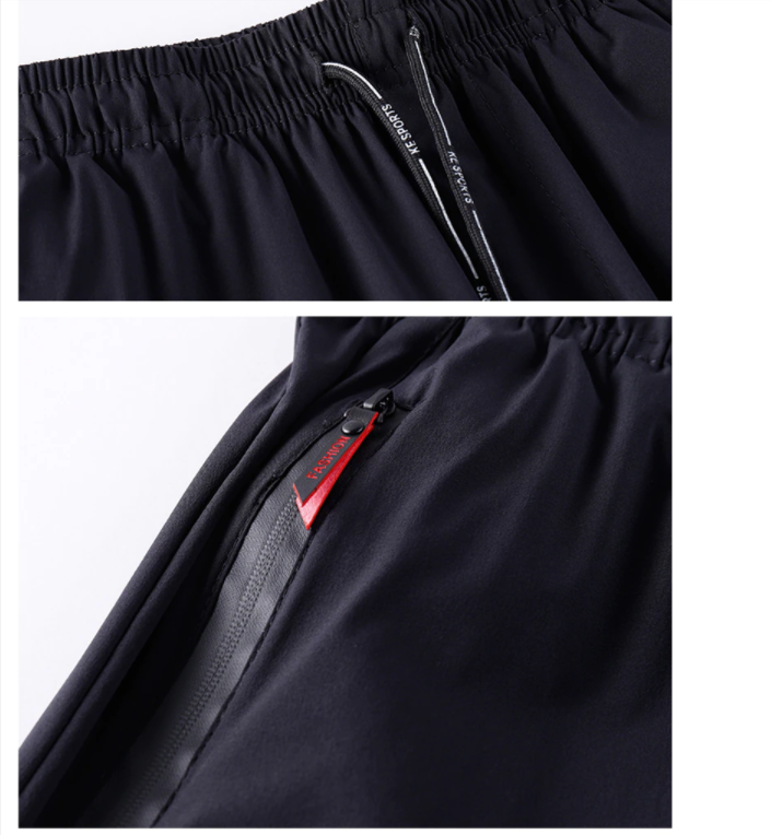 Men's Breathable and Elastic Casual Fleece Outdoor Sweatpants.