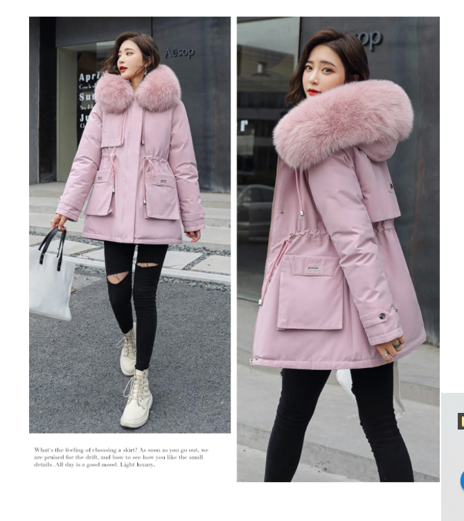 New Plus size winter military hooded jacket / coats for women