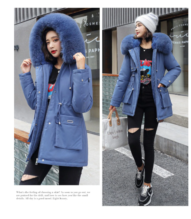 New Plus size winter military hooded jacket / coats for women