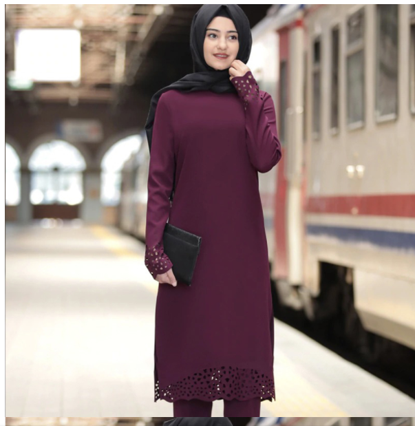 Plus Size 3xl Muslim 2Pecs Tops Pants Sets Women Ramadan Eid Turkey Abaya Dress Africa Kaftan Islamic Pakistan UAE Dubai Ropa