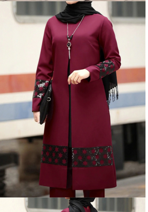 Muslim Fashion Abaya Dress set  Islamic Clothing for Women