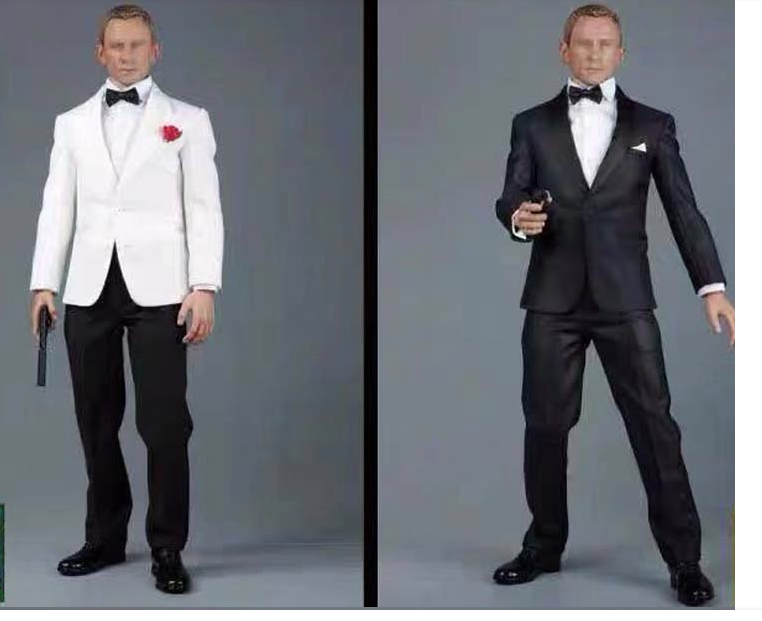 James Bond 007 Man Suit Clothing Set