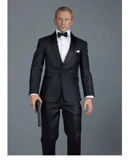 James Bond 007 Man Suit Clothing Set