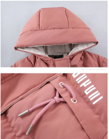 Trending Products Cotton clothes Women winter jacket Large size Short coat Hooded Down cotton Warm Outwear Free shipping 1912