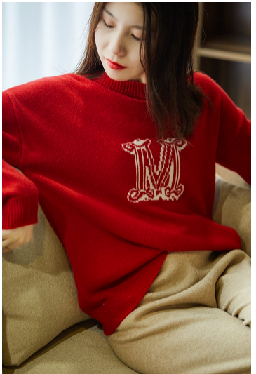 O-Neck casual loose women&#39;s sweater   cashmere wool sweater Long sleeve pullover winter Trend new product