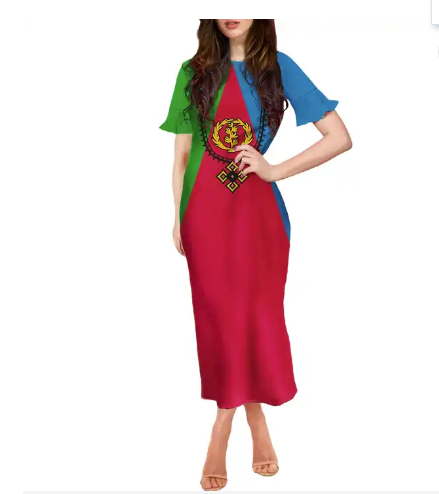 Traditional ethiopian dresses for women customized private label dress