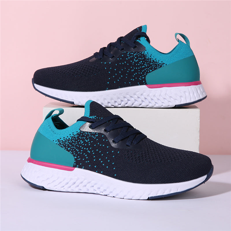 Women's Flyknit Tennis Lace-up Sneakers