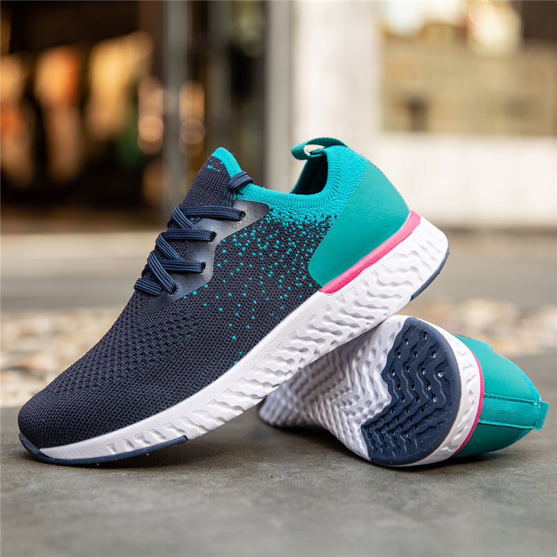 Women's Flyknit Tennis Lace-up Sneakers