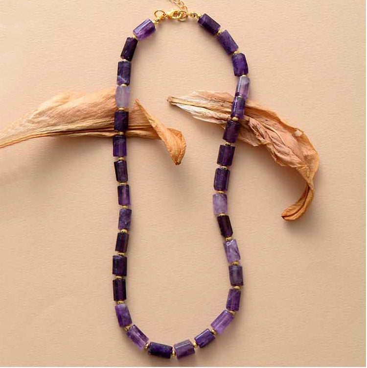 High-end Red Natural Stone Necklace