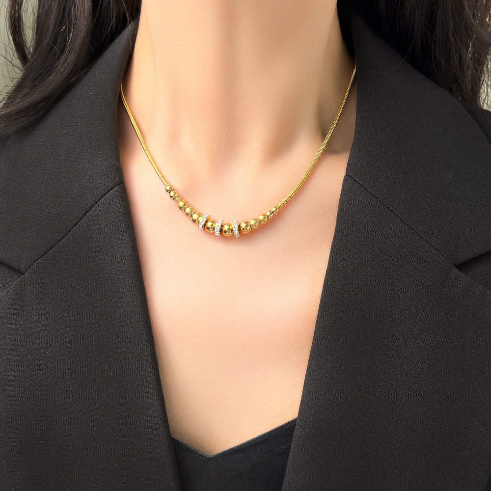 Cuban Thick Chain Necklace Women's Clavicle Chain