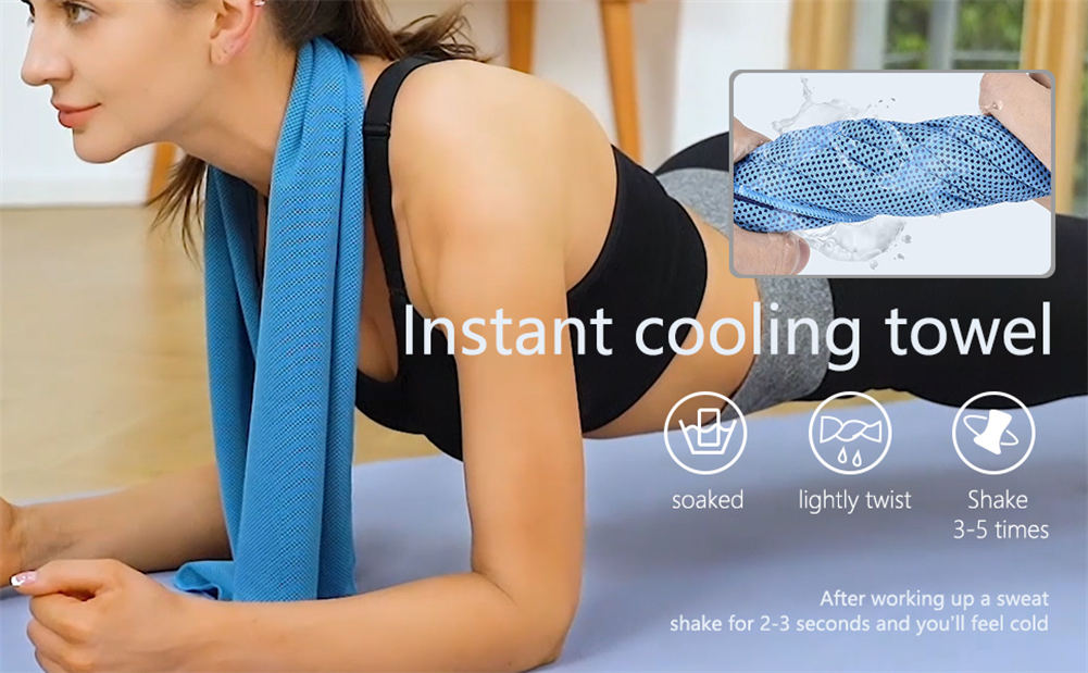 Sport Cooling Microfiber Towel for Yoga Sports Ice Towel