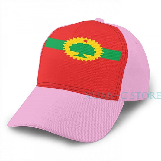 Oromo Flag printed  Basketball Cap for men and Women Fashion all over print  Unisex  hat