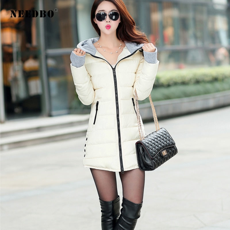 Long Winter Jacket Parka Pultra Light Coat Hooded Oversize Warm Puffer jacket for Women