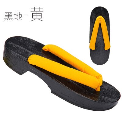 WHOHOLL Women Geta Slippers Kikyo Cos Shoes Indoor Slippers Japanese Wood Clogs Summer Flip Flops For Women Slides