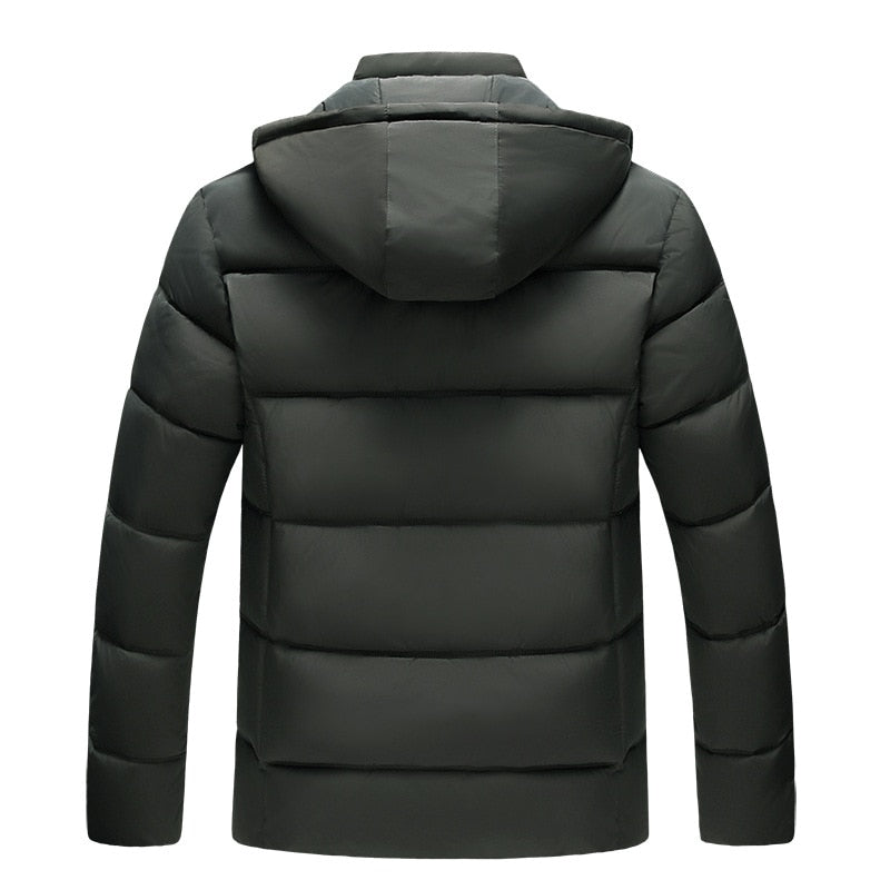 Thicken Hooded Waterproof Outwear Warm Winter Jacket for Men