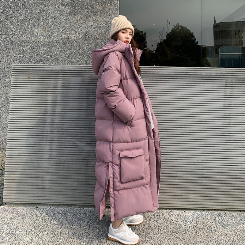 Oversized, Warm, Long Winter Jacket for Women