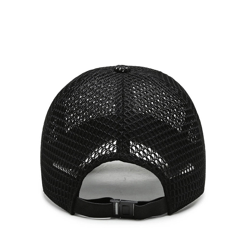 Unisex fishing Baseball Breathable Mesh Snapback Hats