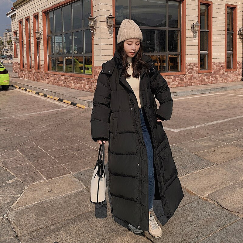 Oversized, Warm, Long Winter Jacket for Women