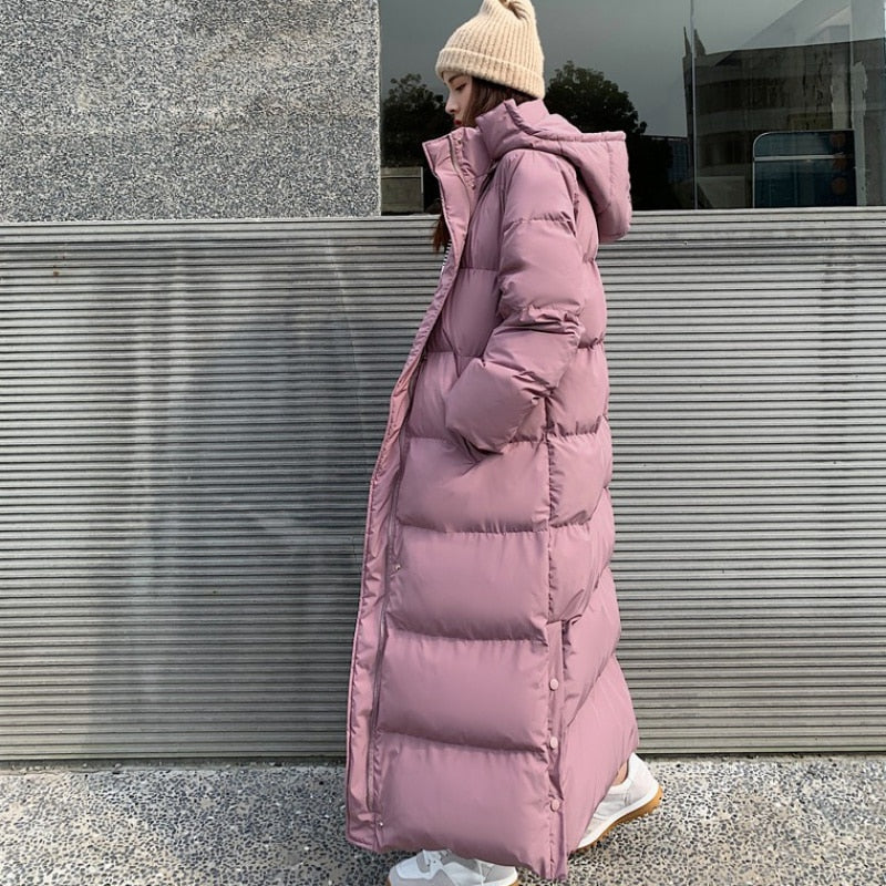 Oversized, Warm, Long Winter Jacket for Women