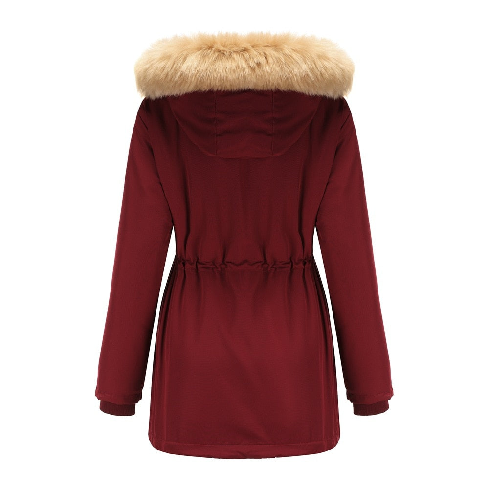 EU Thick Warm Padded Oversize Casual Winter Jacket for Women