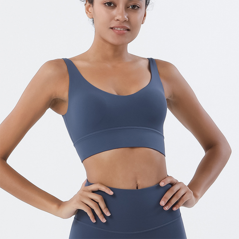 Vnazvnasi Push-Up Padded Gym Sports Bra – Yoga Crop Top for Women