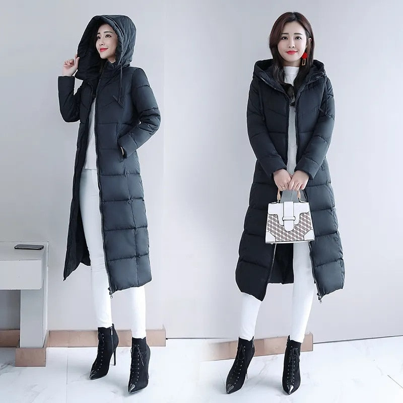 New Winter Jacket Parkas Hooded Cotton Oversize jacket for Women