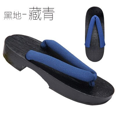 WHOHOLL Women Geta Slippers Kikyo Cos Shoes Indoor Slippers Japanese Wood Clogs Summer Flip Flops For Women Slides