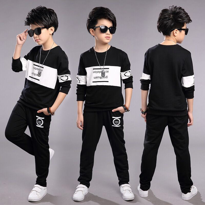 Teenage Children  Costume Tracksuit Camouflage Tops  & Pants 2pcs Outfits Set