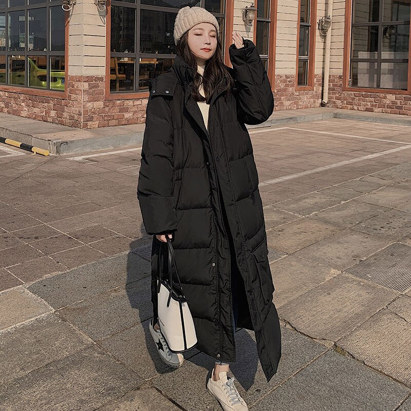 Oversized, Warm, Long Winter Jacket for Women