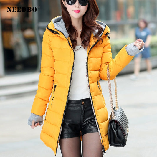 Long Winter Jacket Parka Pultra Light Coat Hooded Oversize Warm Puffer jacket for Women